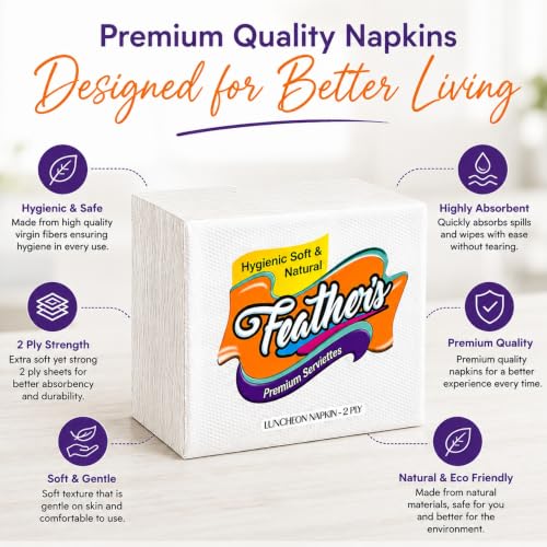Feather's Premium Naturally White 2Ply