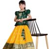 White Button Girls Silk Blend Readymade Lehenga choli - Image 2