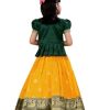 White Button Girls Silk Blend Readymade Lehenga choli - Image 3