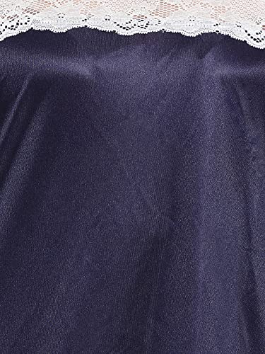 Clovia Women's Satin Mid Thigh Length Nightdress - Image 5