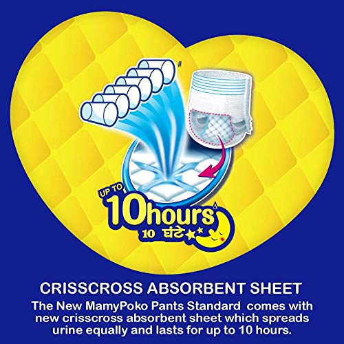 Mamy Poko Pants Standard Pant Style Large Size Diapers (34 Count) - Image 4
