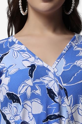 POPWINGS Casual Floral Printed Maxi