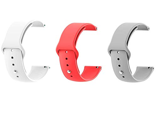 Soft Silicone 20mm Strap Compatible