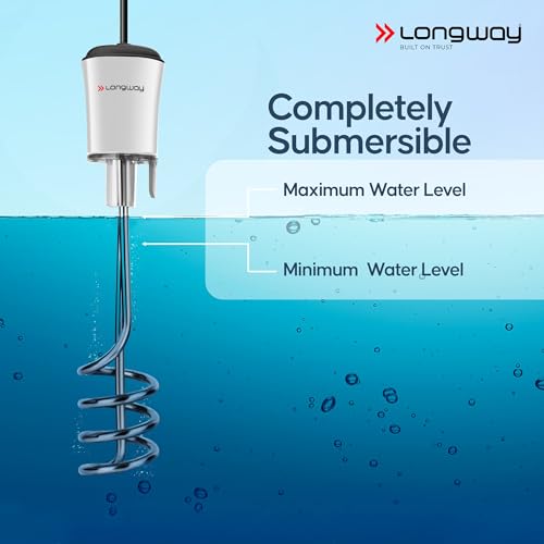 Longway LWIR01 1500 W Water Proof Immersion Heater Rod (White) - Image 3
