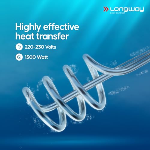 Longway LWIR01 1500 W Water Proof Immersion Heater Rod (White) - Image 4