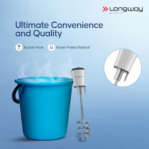 Longway LWIR01 1500 W Water Proof Immersion Heater Rod (White) - Image 5