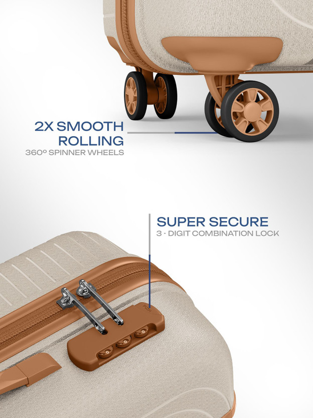 SAFARI Hard Body Set of 2 Luggage 8 Wheels - Eclipse Neo 55/66 4W - Image 3