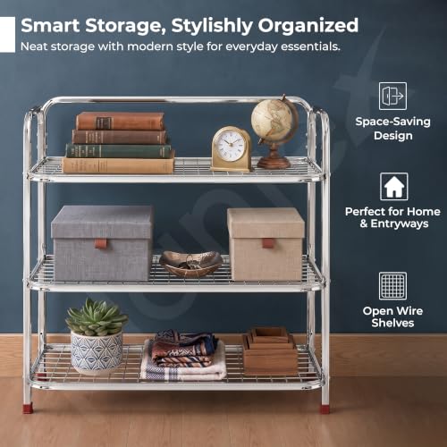 Plantex Stainless Steel Shoe Rack