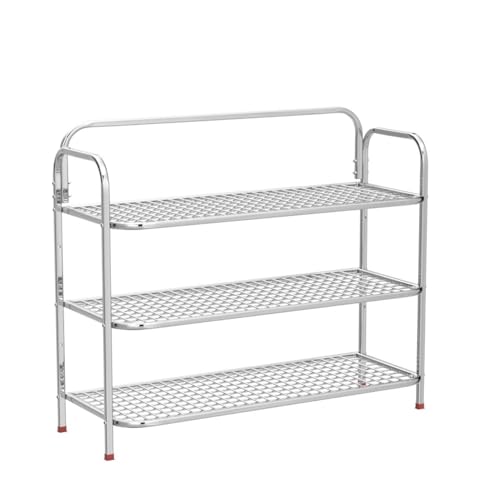 Plantex Stainless Steel Shoe Rack