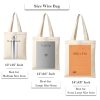 14x16 Inch Plain Canvas Tote