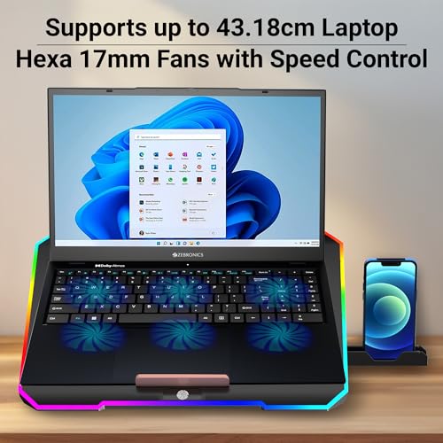 ZEBRONICS NC6500D Laptop Cooling Pad