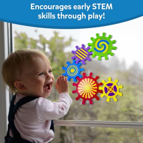 Skillmatics Spinny Gears for Babies - Fun Interlocking Suction Gears - Image 4