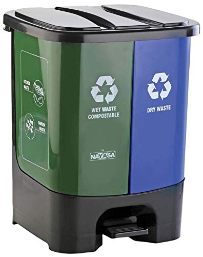 Nayasa 2-in-1 Pedal Dustbin –