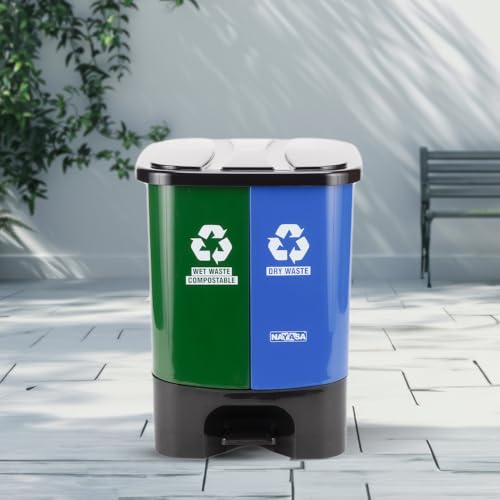 Nayasa 2-in-1 Pedal Dustbin –