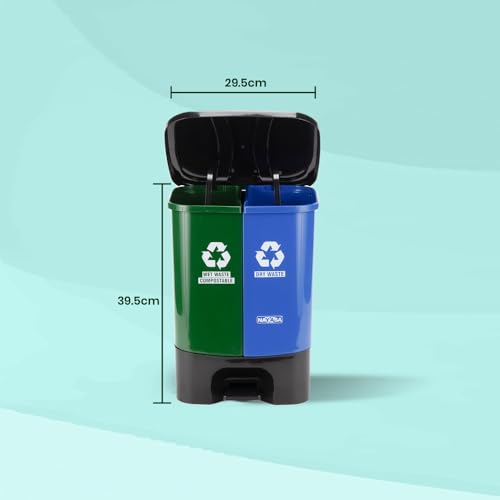 Nayasa 2-in-1 Pedal Dustbin –