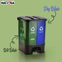 Nayasa 2-in-1 Pedal Dustbin –