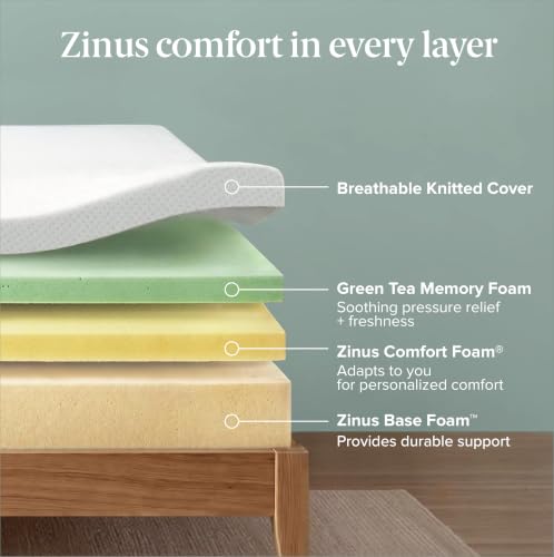 Zinus 6-inch Green Tea Foam