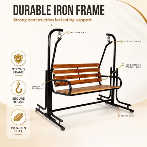 2-Seater Swing Jhula Indoor/Outdoor