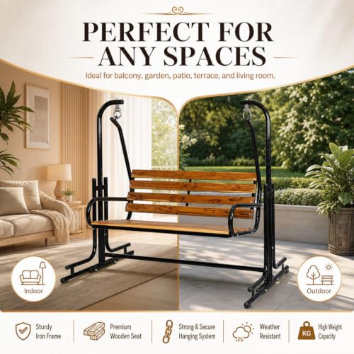 2-Seater Swing Jhula Indoor/Outdoor