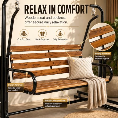 2-Seater Swing Jhula Indoor/Outdoor