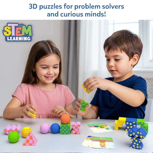 Skillmatics Brain Blocks, 3D Early STEM Building Blocks Game for Kids - Image 3