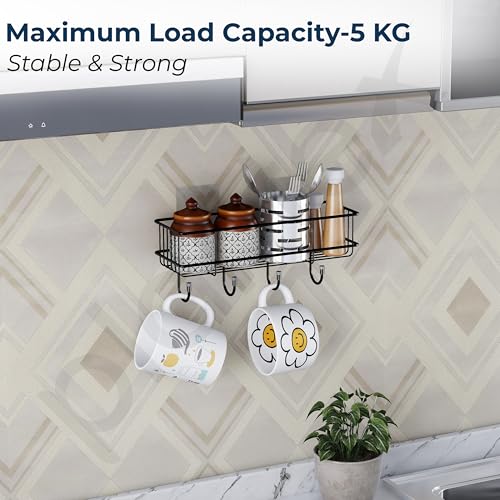 Plantex Bathroom Organiser Without Drill/GI