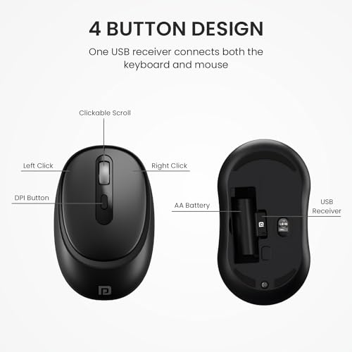Portronics Key7 Combo Wireless Keyboard