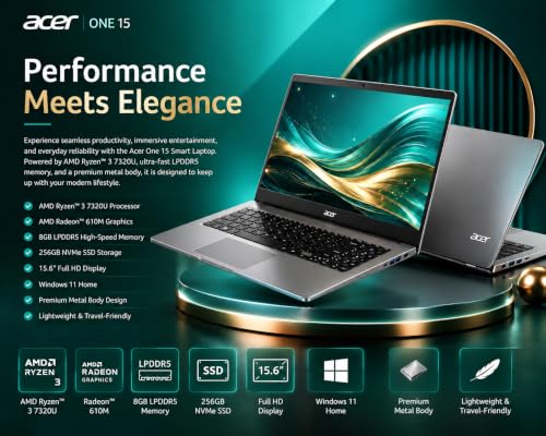 Acer One 15 Smart Laptop AO15-41M-G2 | AMD Ryzen 3 7320U - Image 2