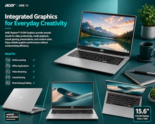 Acer One 15 Smart Laptop AO15-41M-G2 | AMD Ryzen 3 7320U - Image 6