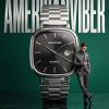 AMERICANVIBER Men's Silver, Watch