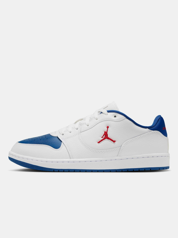 NIKE Jordan Court Connect Low Sneakers For Men (Blue, White , 10) - Image 2
