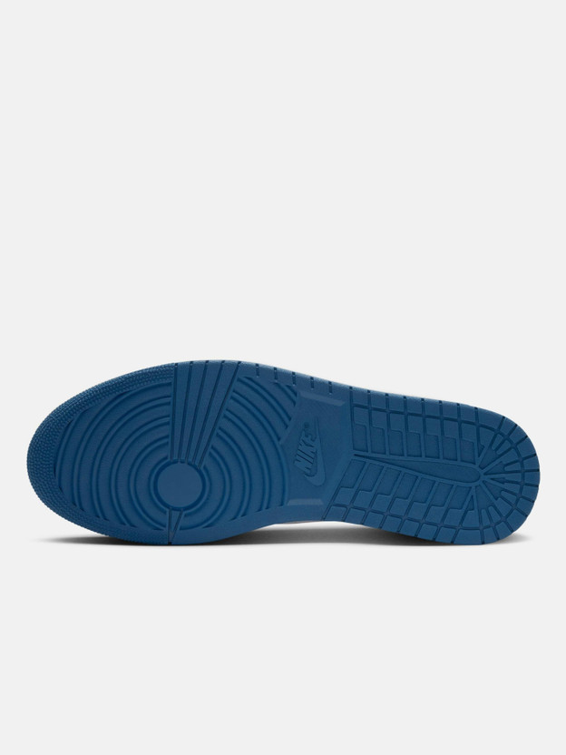 NIKE Jordan Court Connect Low Sneakers For Men (Blue, White , 10) - Image 4