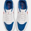 NIKE Jordan Court Connect Low Sneakers For Men (Blue, White , 10) - Image 5