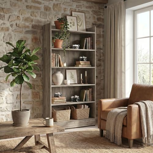Apex 5-Tier Bookshelf & Display