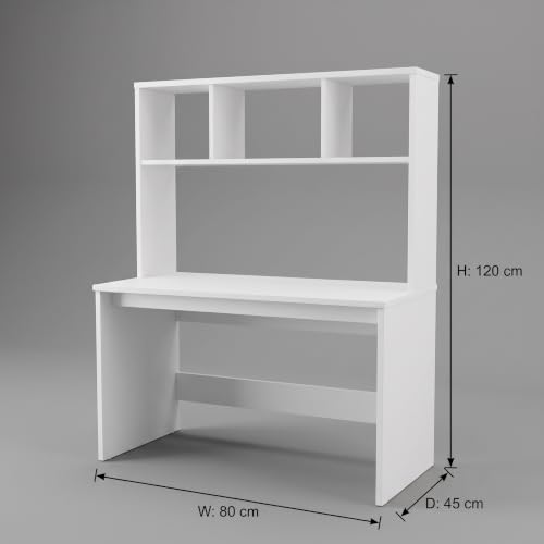 Aura Study Table with 3-Cubby
