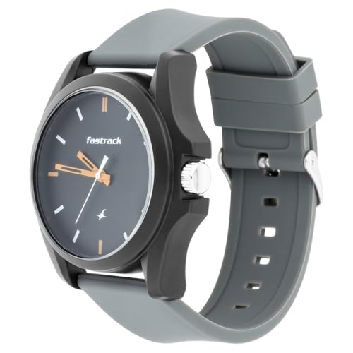 Fastrack Tees Analog Grey Dial Unisex-Adult Watch-68011PP08 - Image 3