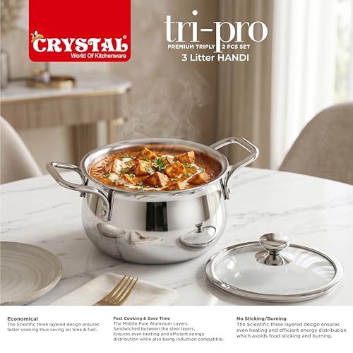 Crystal Trival Triply Stainless Steel