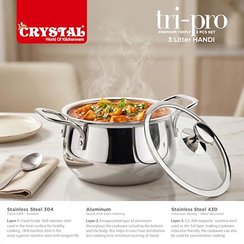 Crystal Trival Triply Stainless Steel