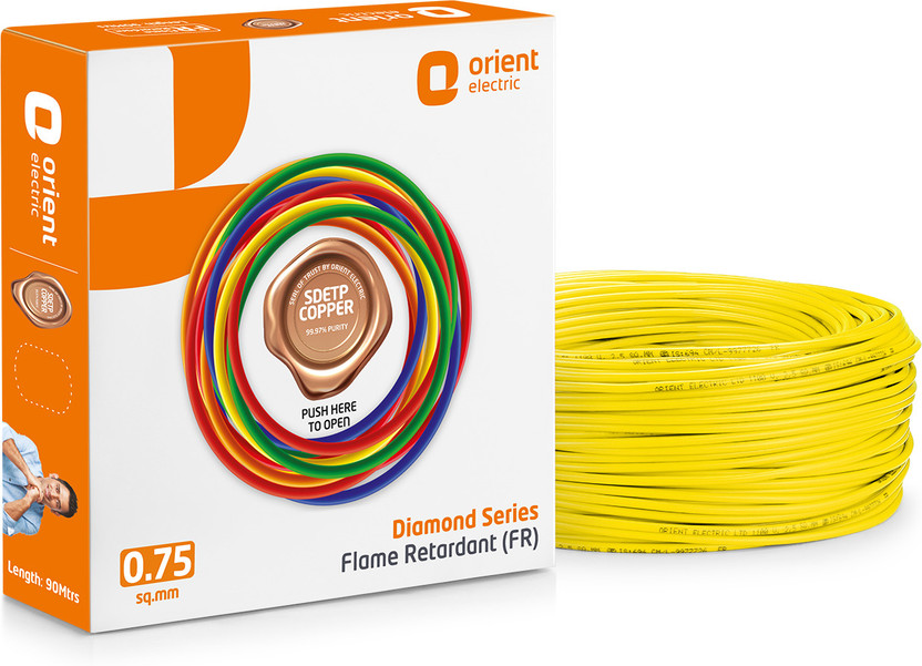 Orient Electric Diamond Series 1.5 mm Electrical Wire|90 m| Coppe - Image 9