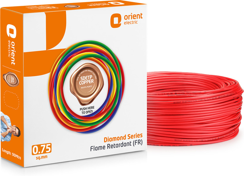 Orient Electric Diamond Series 1 mm Electrical Wire|90 m| Copper| - Image 8