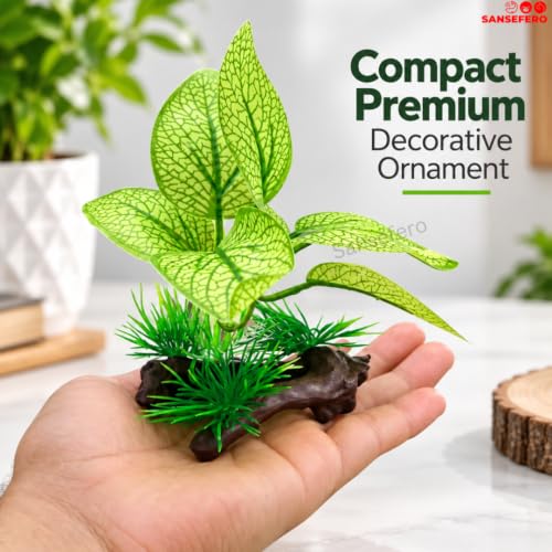 SANSEFERO Premier Plants Aquarium Artificial