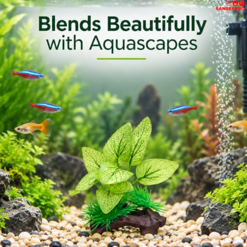 SANSEFERO Premier Plants Aquarium Artificial