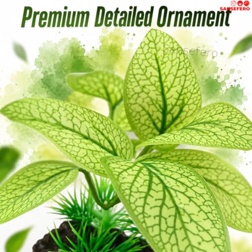 SANSEFERO Premier Plants Aquarium Artificial