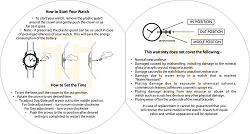 TIMEWEAR Analog Day Date Functioning