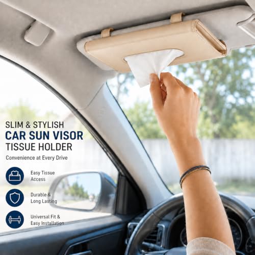Eliane Car Tissue Holder Sun