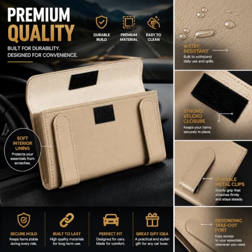 Eliane Car Tissue Holder Sun