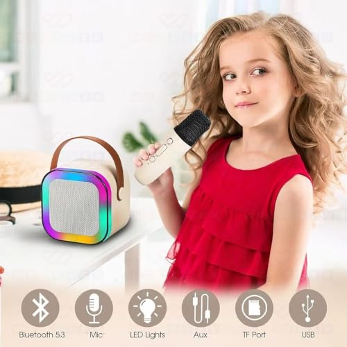 Rechargeable Karaoke Microphone with Wireless