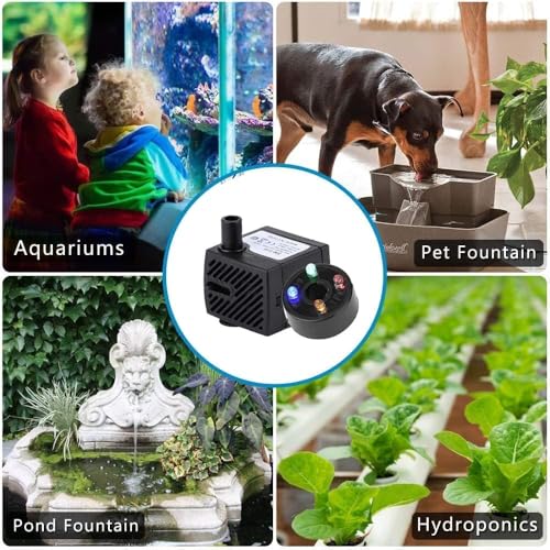 Mini Submersible Fountain Aquarium Pond