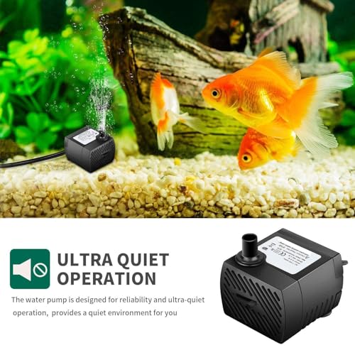 Mini Submersible Fountain Aquarium Pond