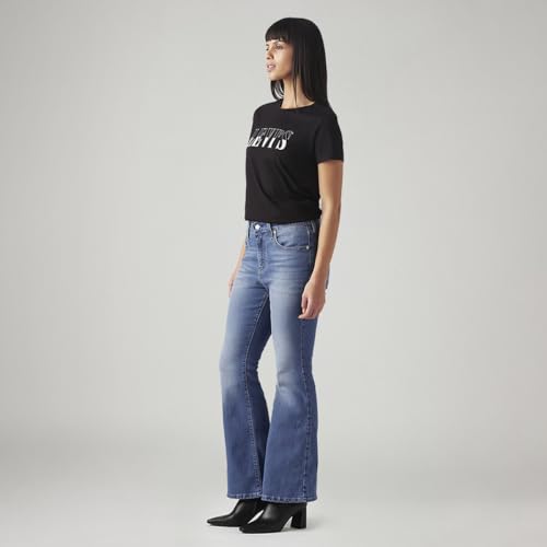 Levi's Women's 726 Light Indigo Flared Fit High-Rise Jeans - Image 3
